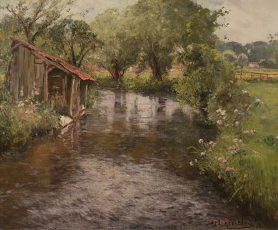 Lunain河畔的洗手间 作者 弗雷德里克·查尔斯·维蓬·埃德